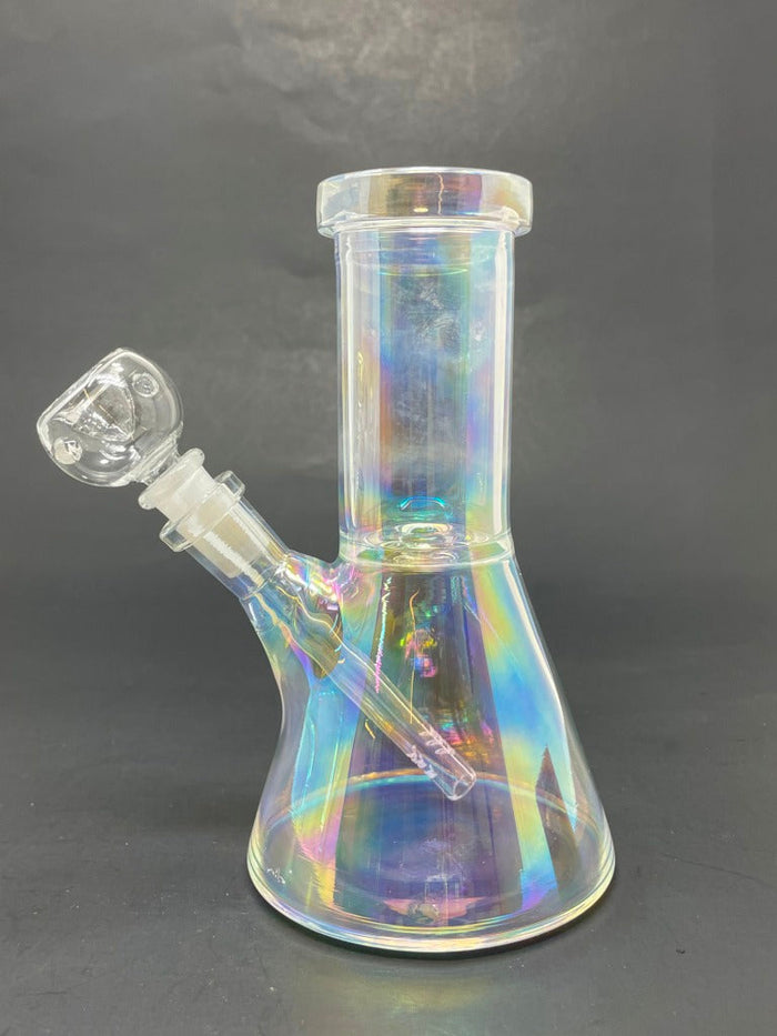 6.5" Iridescent Beaker Bong StonedGenie.com