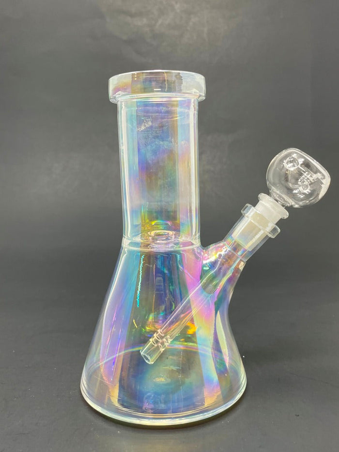 6.5" Iridescent Beaker Bong StonedGenie.com