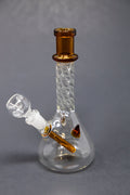 7" Dark Amber Devil Bong StonedGenie.com