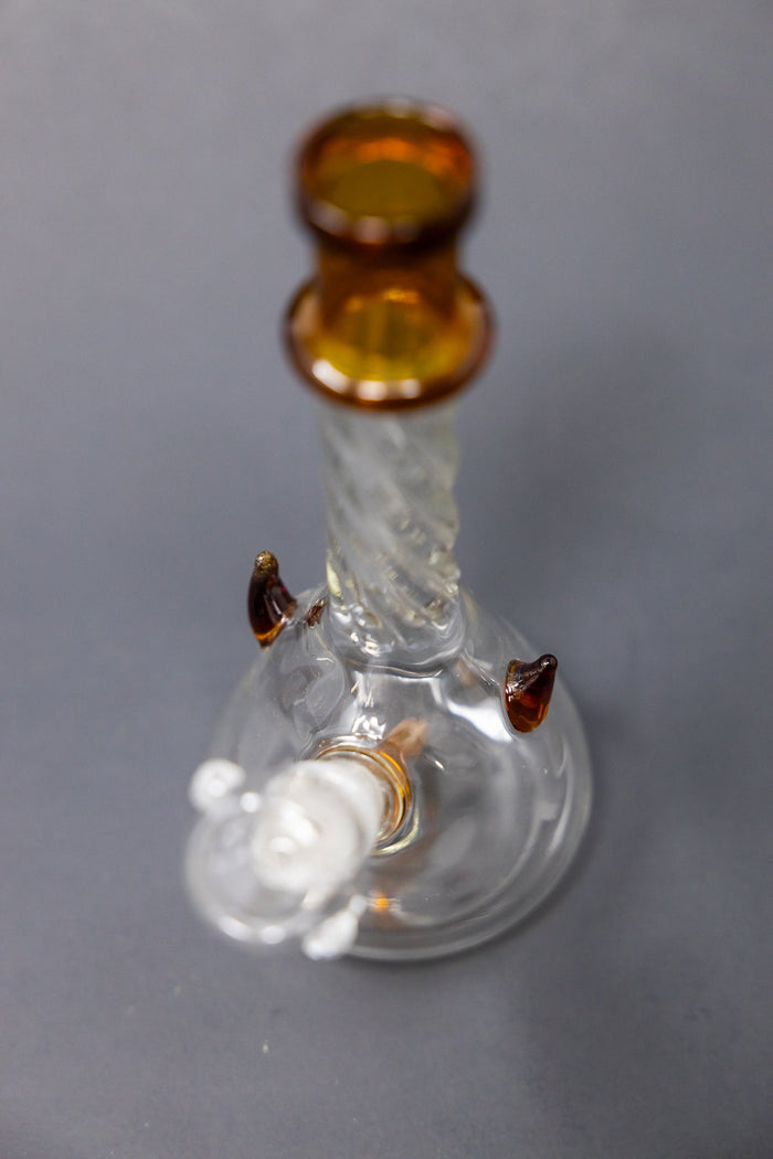 7" Dark Amber Devil Bong StonedGenie.com