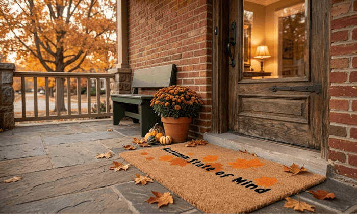 Autumn State of Mind Coir Mat