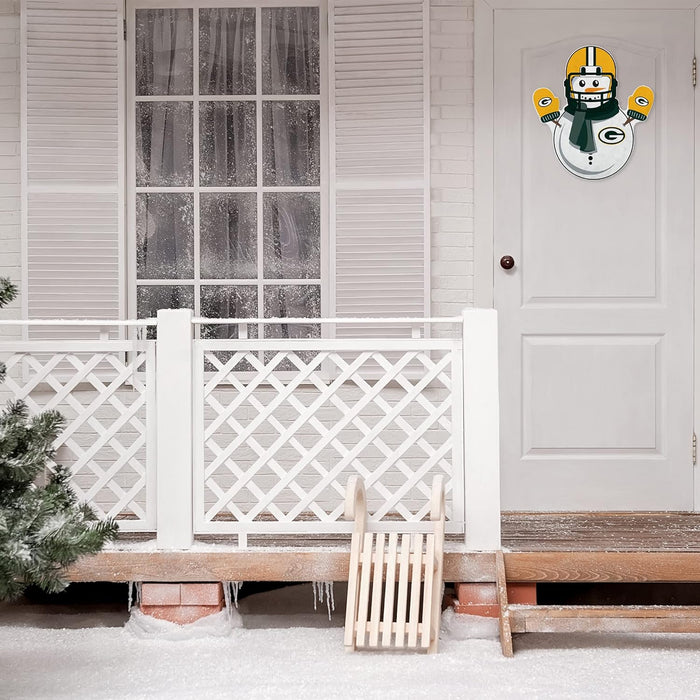 Green Bay Packers Snowman Shaped Cut Pennant