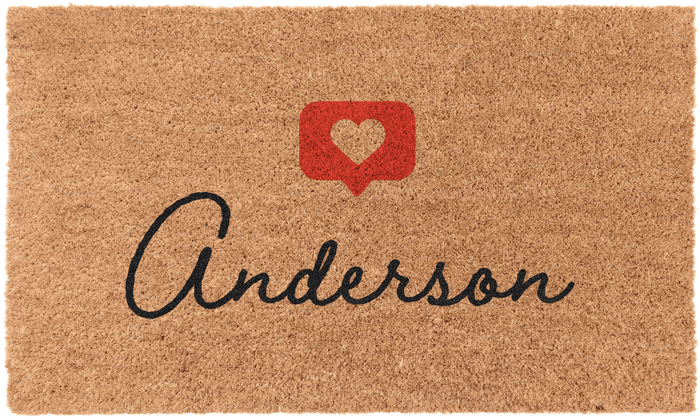 Heart Bubble Personalized | Coco Mats N More